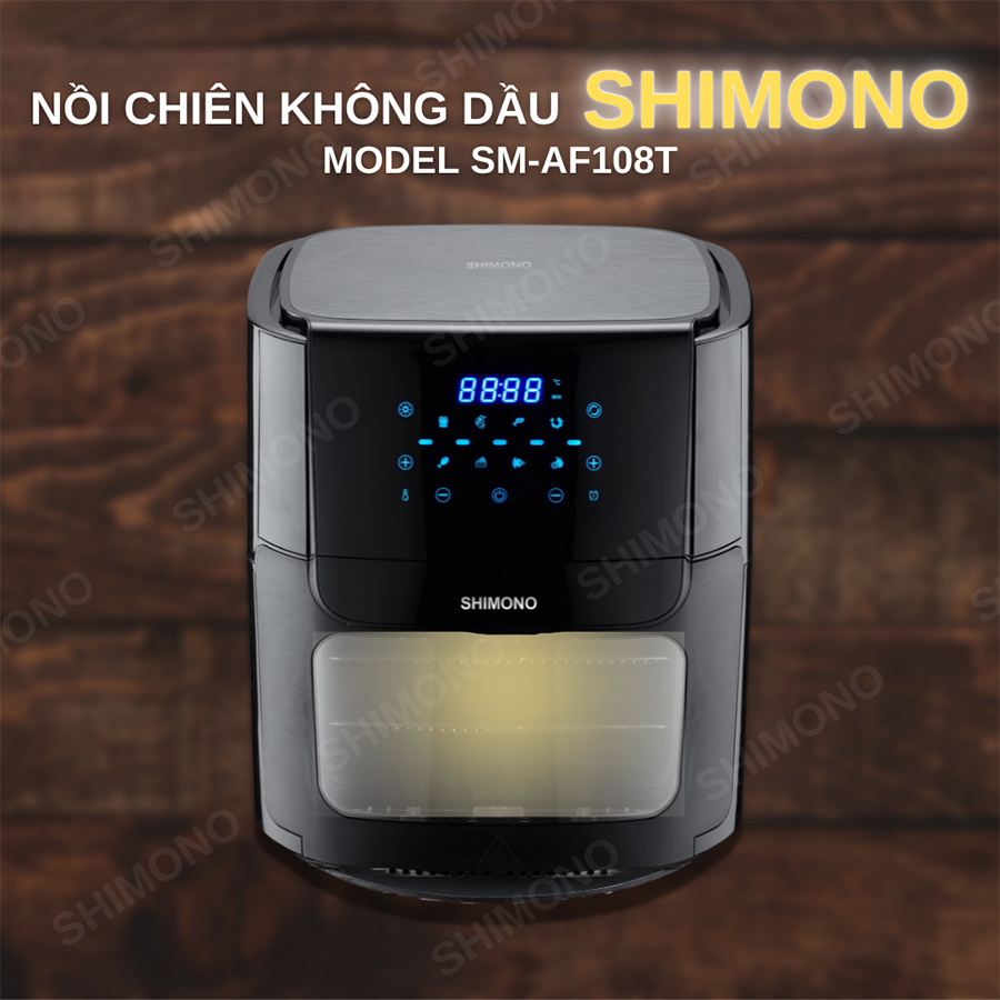 Nồi Chiên Không Dầu Shimono SM-AF1086T - Hàng Chính Hãng