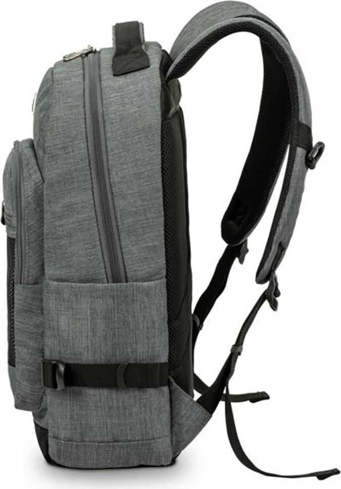 Balo laptop cao cấp 15.6 inch Mikkor The Eli Backpack chống thấm nước, ngăn đựng rộng rãi, ngăn đựng laptop riêng biệt, chống sốc, quai đeo vai được đệm foam PE dày êm thoải mái