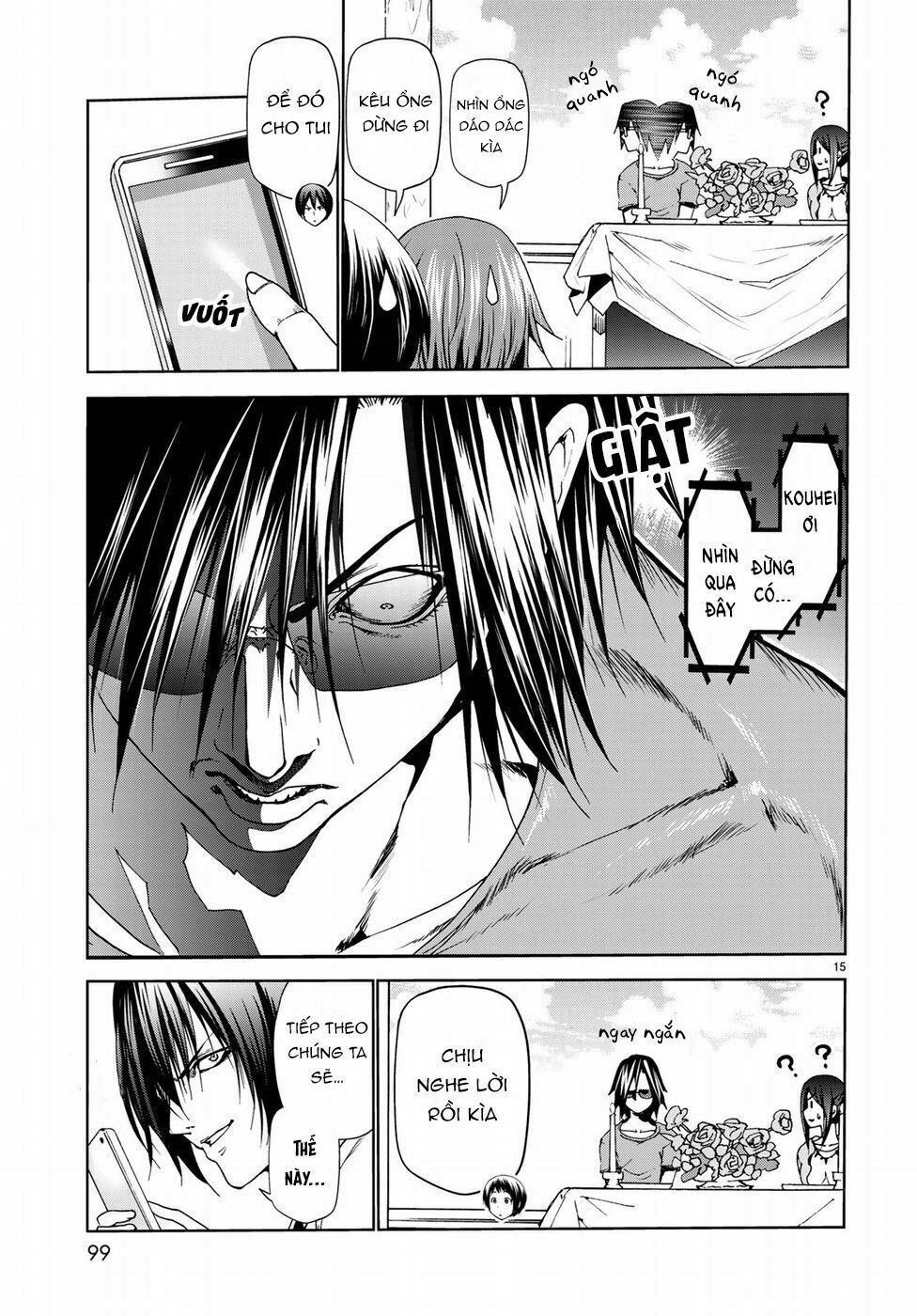 cô gái thích lặn - grand blue chapter 53 15