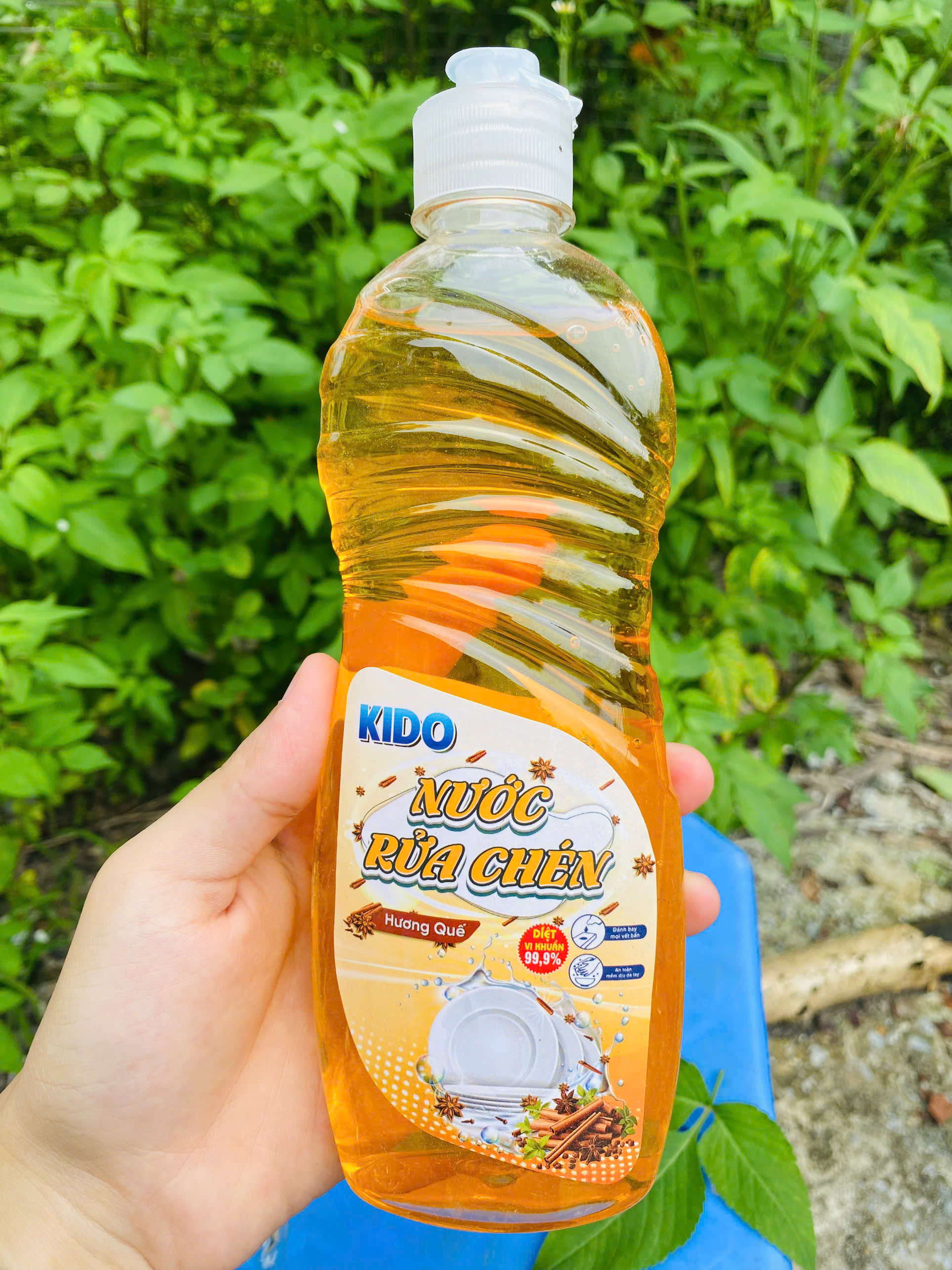 Nước Rửa Chén Bát KIDO Cao Cấp 800ml Hương Quế Chiết Xuất Từ Thiên Nhiên
