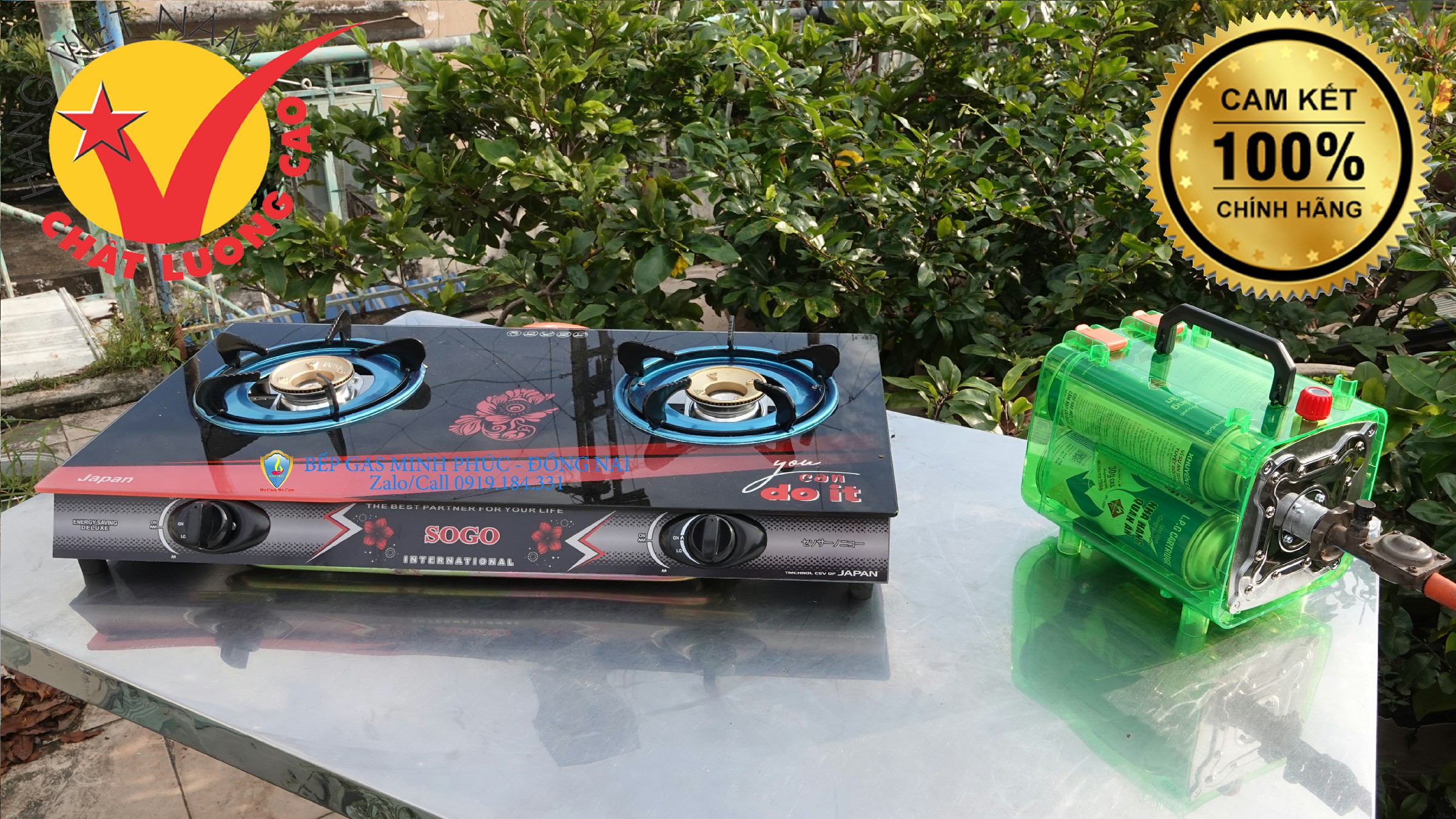 Hộp lon gas mini 4X - Giải pháp thay thế bình gas lớn 12Kg - HÀNG CHÍNH HÃNG