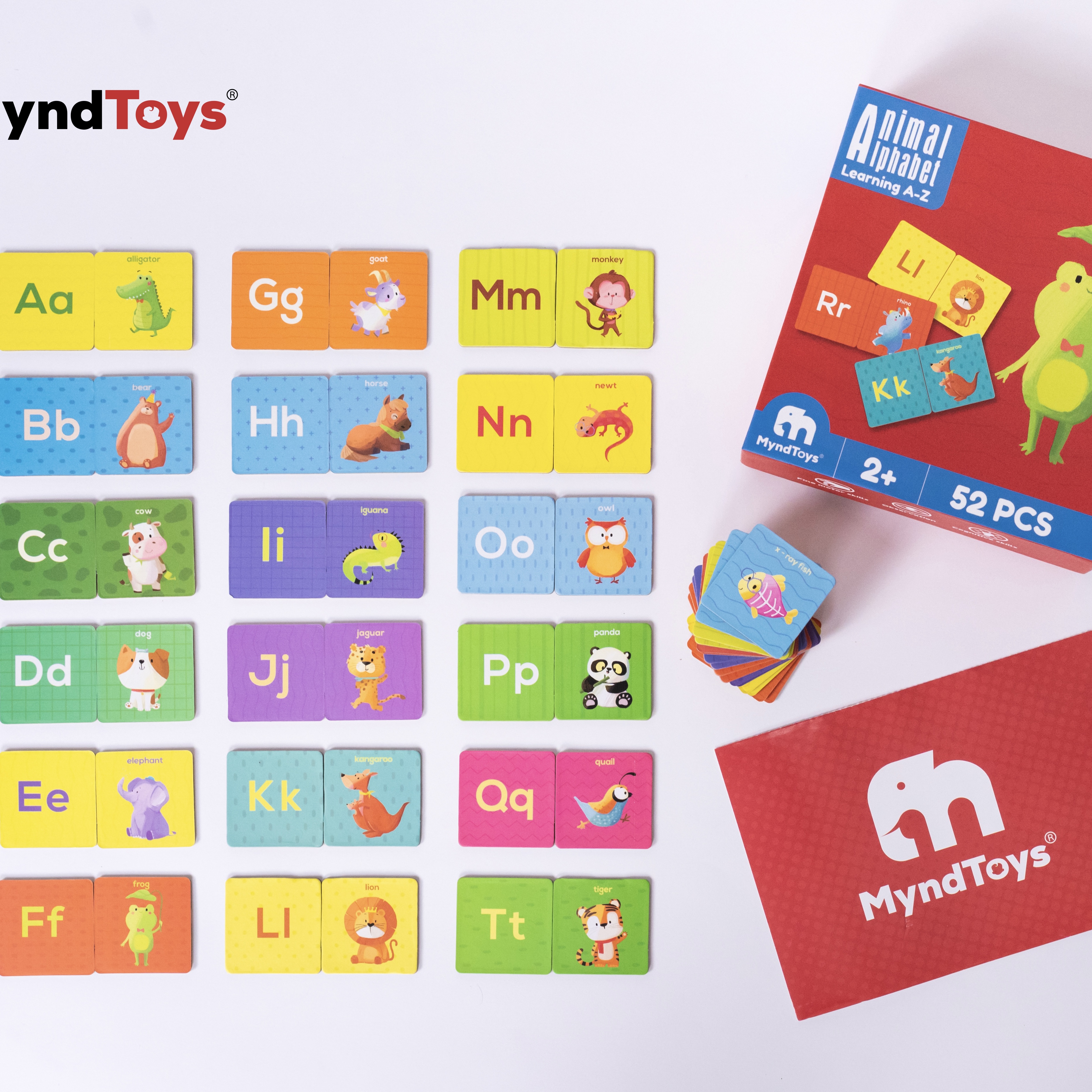 Đồ Chơi Xếp Hình MyndToys Animal Alphabet (Learning A-Z) Dành Cho Các Bé Trên 2 Tuổi