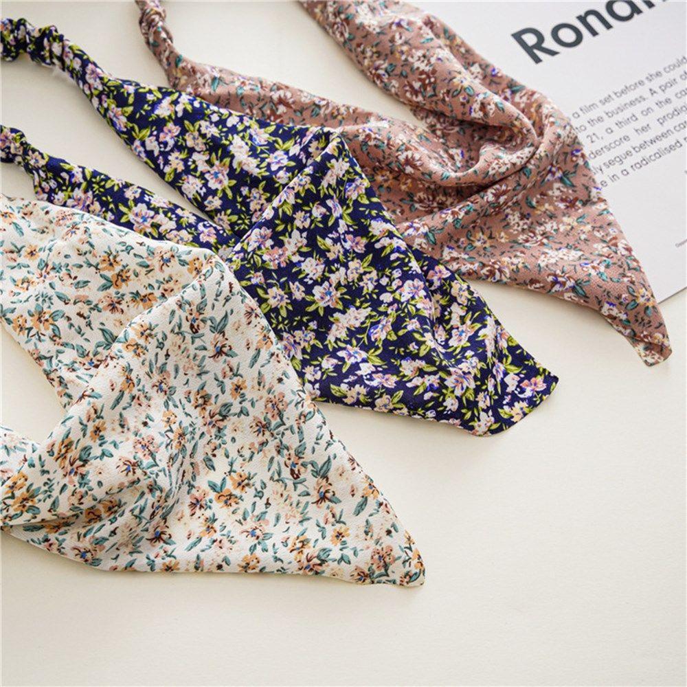 Băng Đô Co Giãn In Họa Tiết Hoa Phong Cách Bohemia Dành Cho Nữ