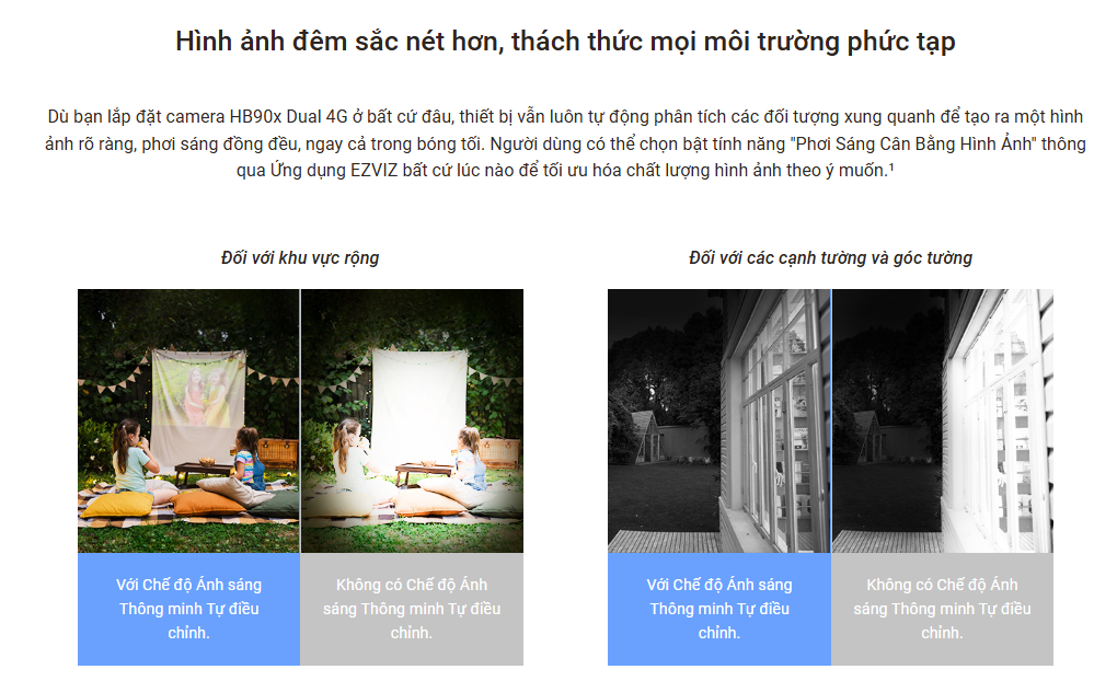 CAMERA DÙNG SIM VÀ DÙNG WIFI NGOÀI TRỜI EZVIZ HB90X 8MP - TẶNG PIN 10400mAh, ĐÀM THOẠI, CÓ MÀU, PHÁT HIỆN CHUYỂN ĐỘNG