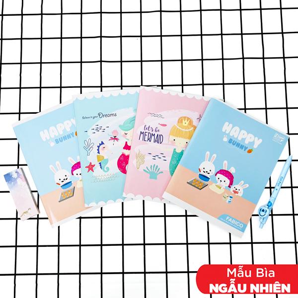 Combo 5 Tập Học Sinh 5 Ô Ly 100 Trang 100gsm - Fabico ELE23 (Mẫu Màu Giao Ngẫu Nhiên)