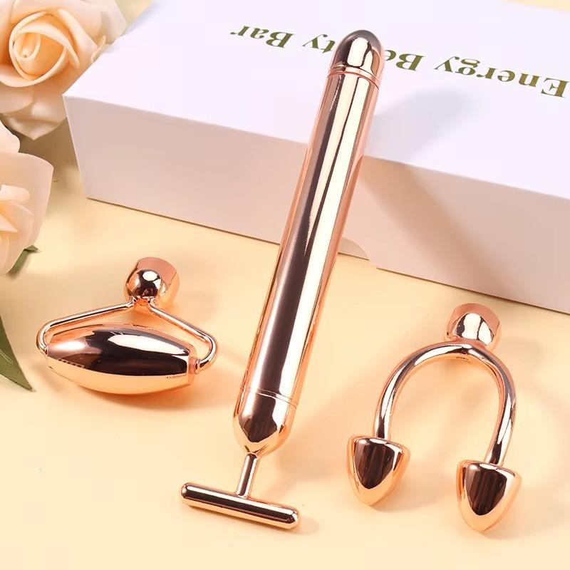 (Có Pin Sẵn) Cây massage mặt nâng cơ (Nhận hàng sau 1-3 ngày) săn da mặt giảm nếp nhăn &amp; Máy Mát Xa Mắt Mini