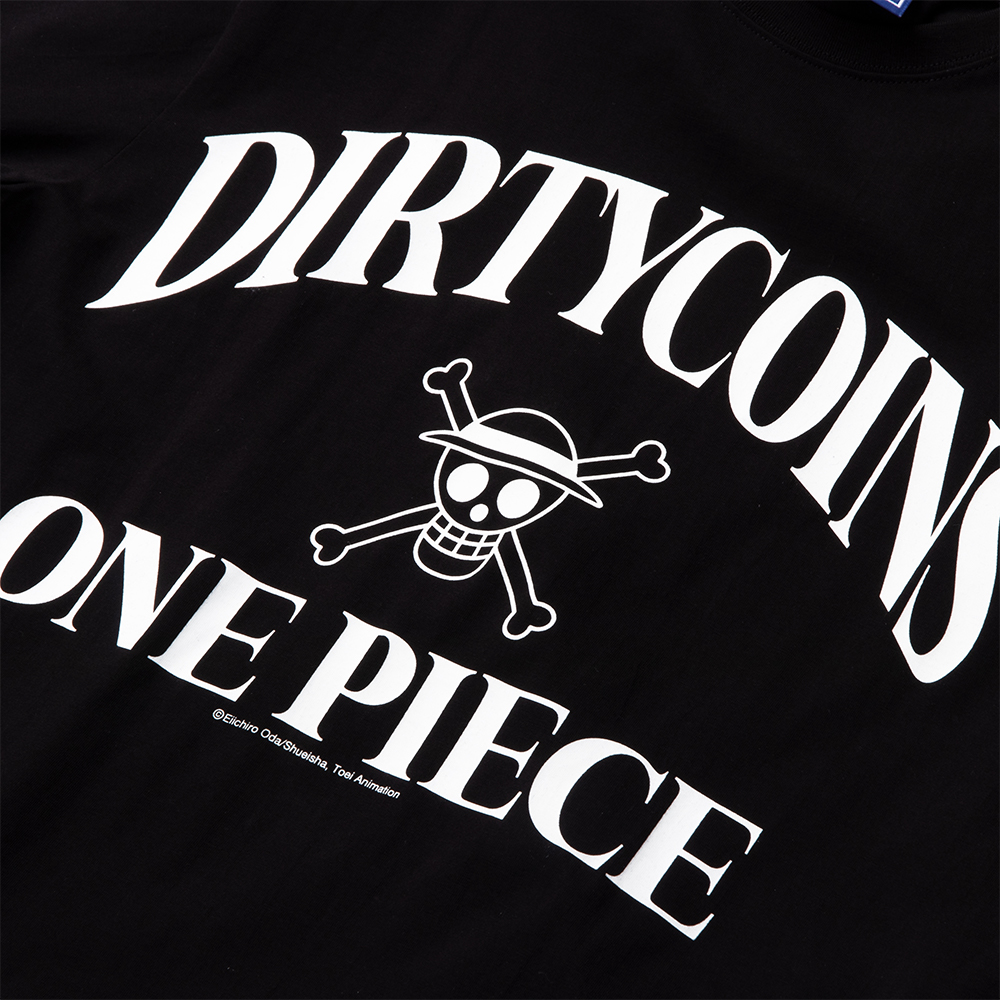 Áo thun DirtyCoins x One Piece Logo T-shirt - Black