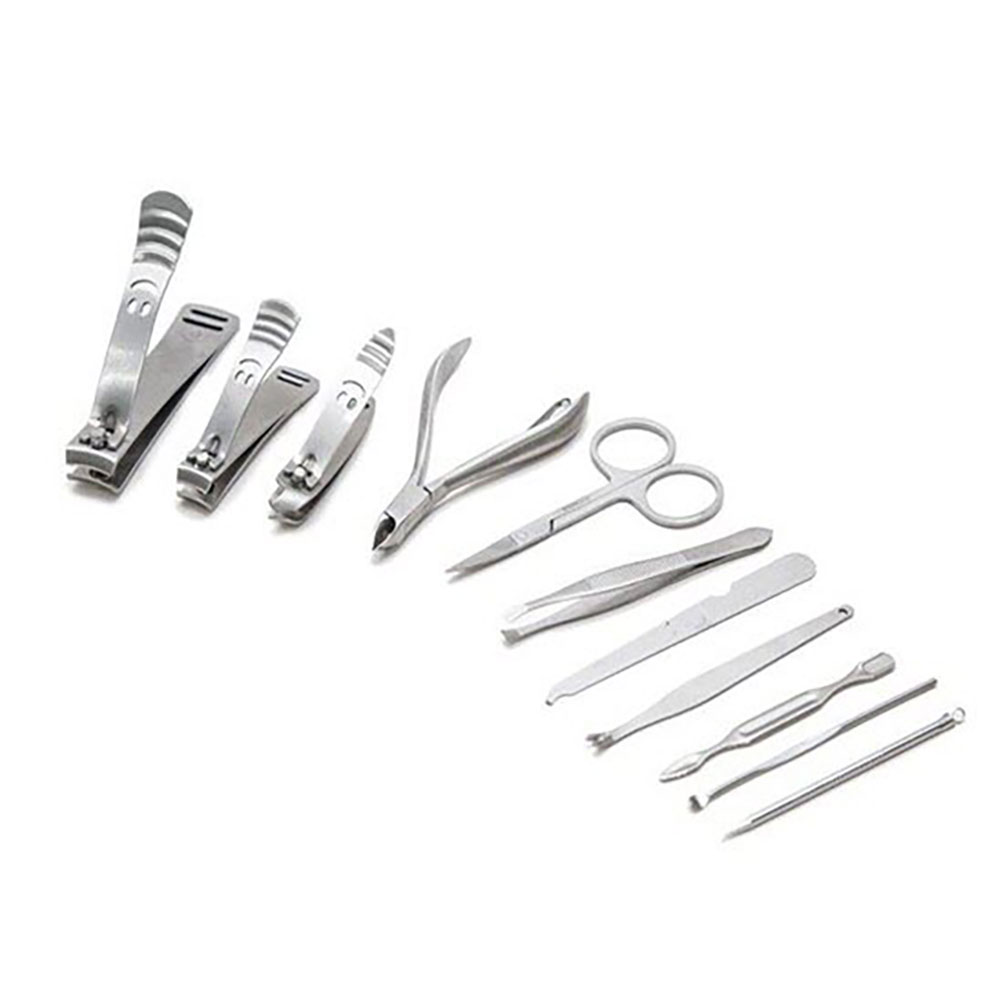 Bộ làm móng 12 món - bấm, cắt móng tay, lấy ráy tai Nail Clipper thép không gỉ