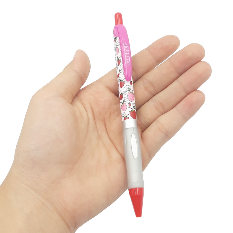 Bút Bi 0.5mm M&G ABP87677 - Mực Xanh - Màu Đỏ