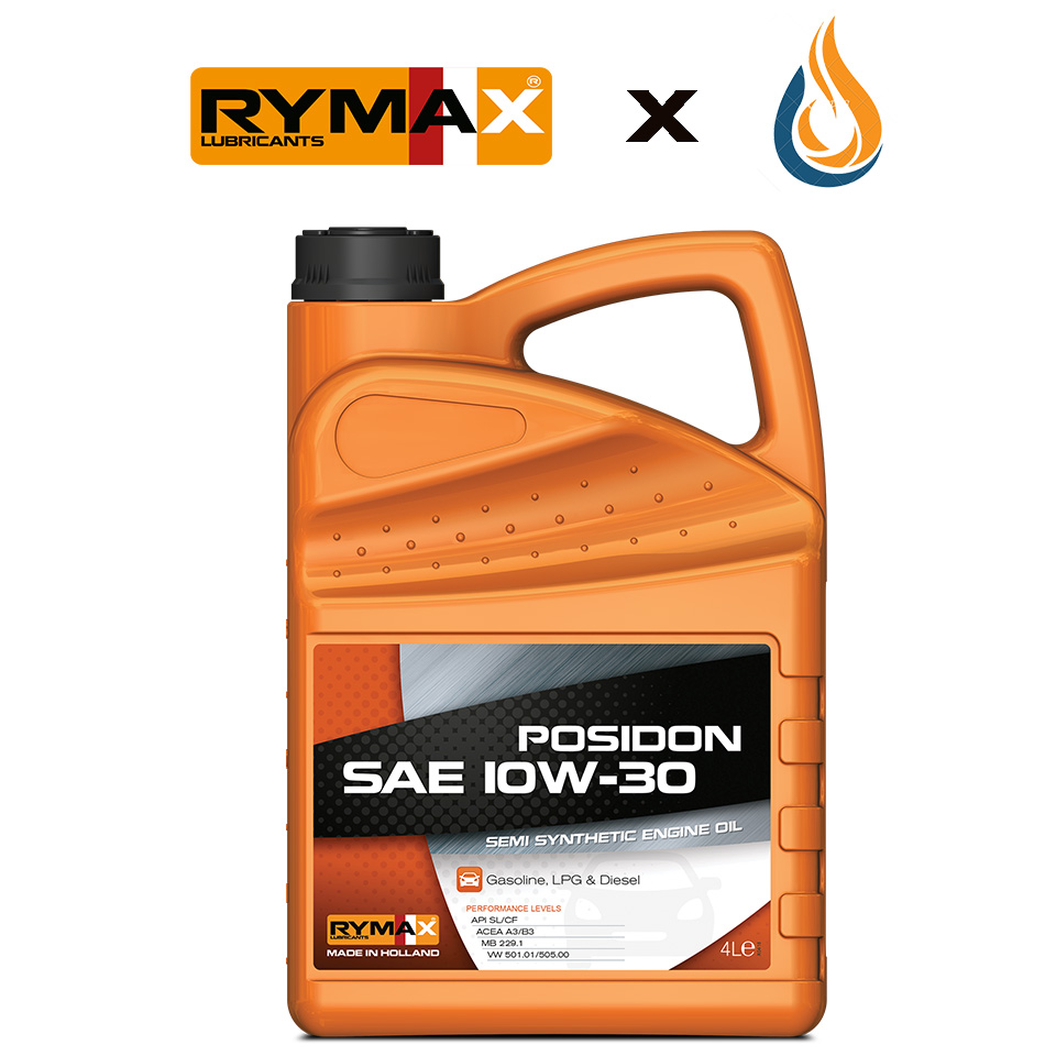 Dầu nhớt Ôtô Rymax Posidon SAE 10W-30 ( Chai 4L, 5L ) - Bán Tổng Hợp