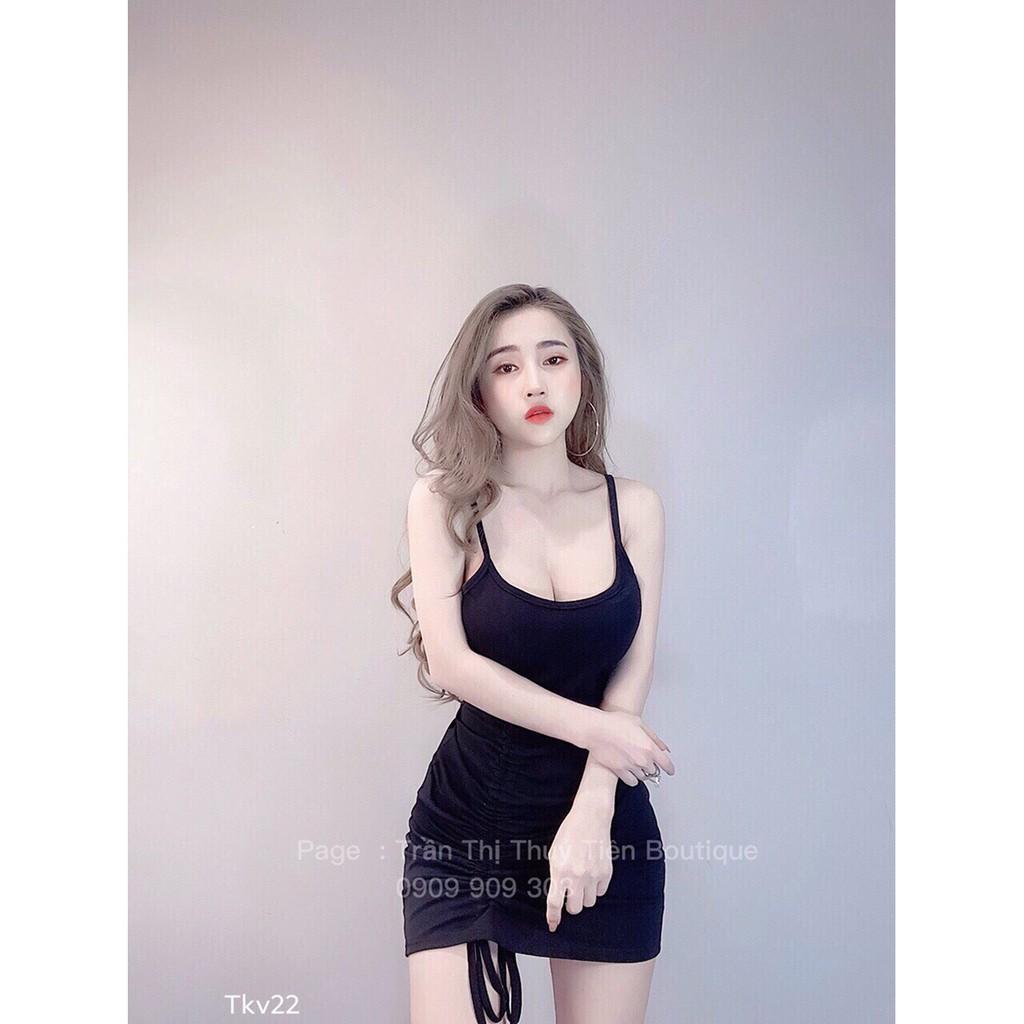 Đầm ôm dây rút sexy