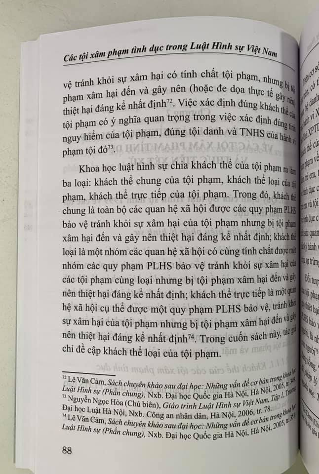 Các tội x phạm tình dục trong luật hình sự Việt Nam