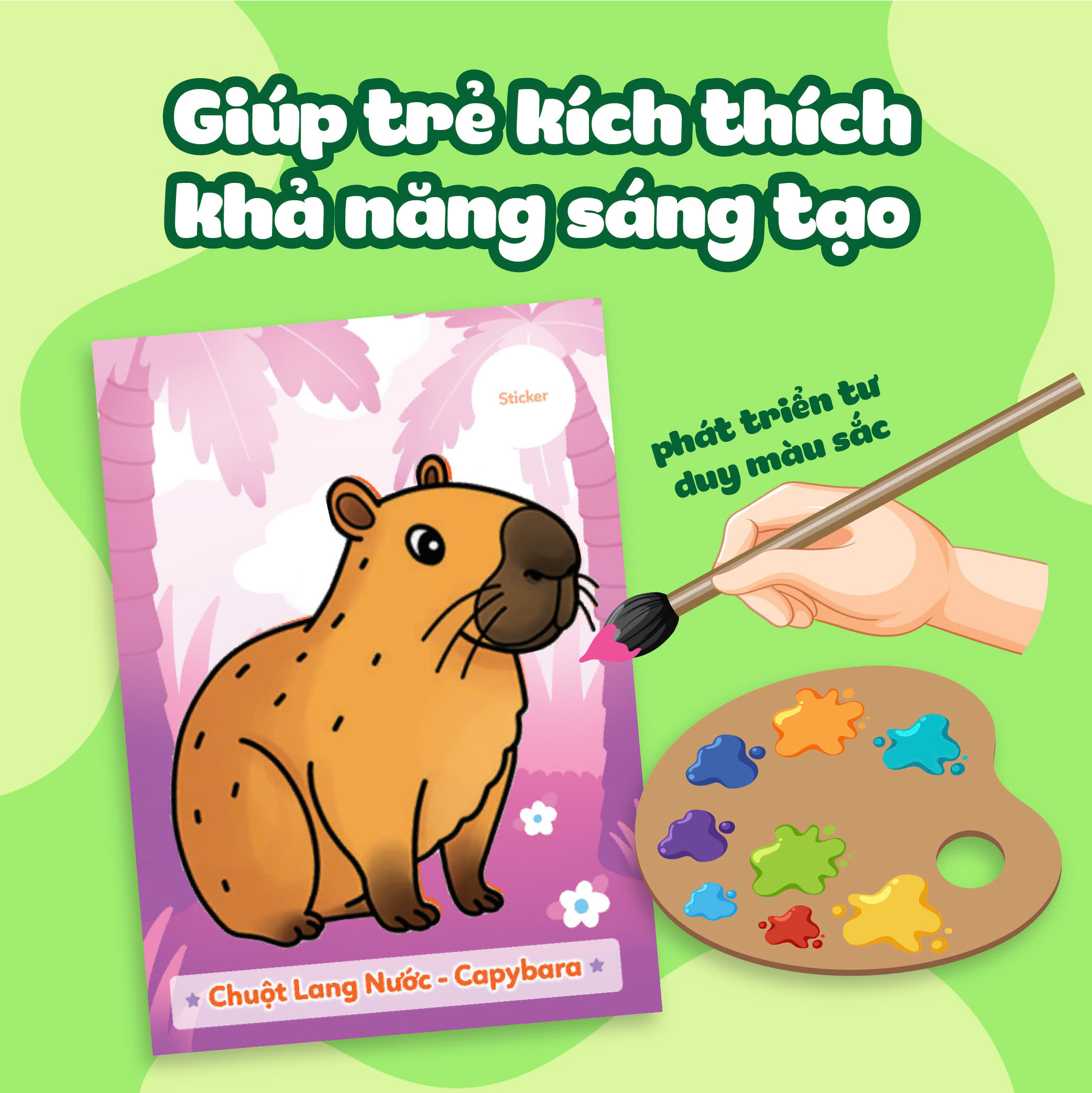Tô màu khám phá- Vườn thú ngộ nghĩnh