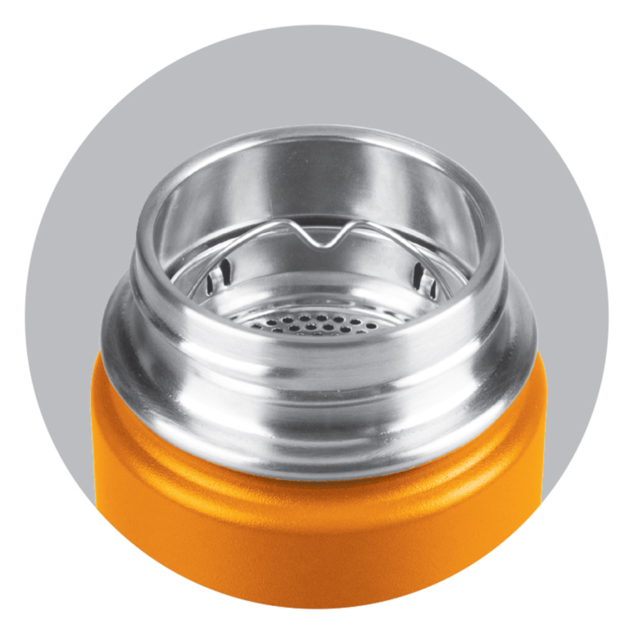 Bình Giữ Nhiệt Lock&amp;Lock RigaTumbler màu cam LHC4160ORG dung tích 897ml - Hàng chính hãng, thép không gỉ - JoyMall