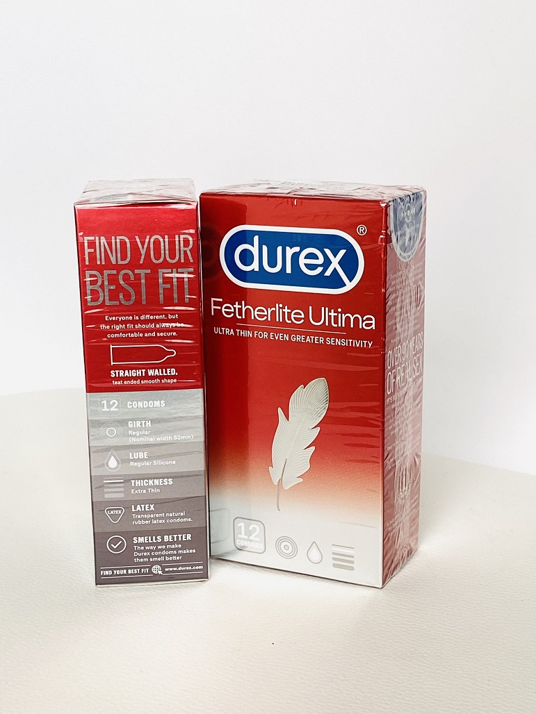 Bao Cao Su Siêu Mỏng Durex Fetherlite Ultima (12s) - Size 52mm - Ôm Sát - Nhập Khẩu Thái Lan