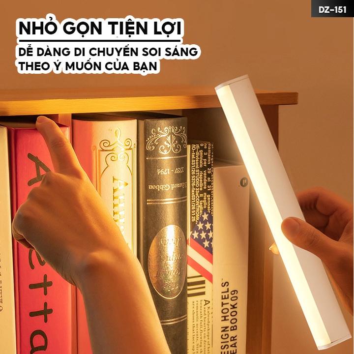 Đèn Led Gắn Tủ Áo Dán Từ Nam Châm Tiện Lợi Chức Năng Tắt Bật Thủ Công Đèn Sạc Không Dây DZ-151