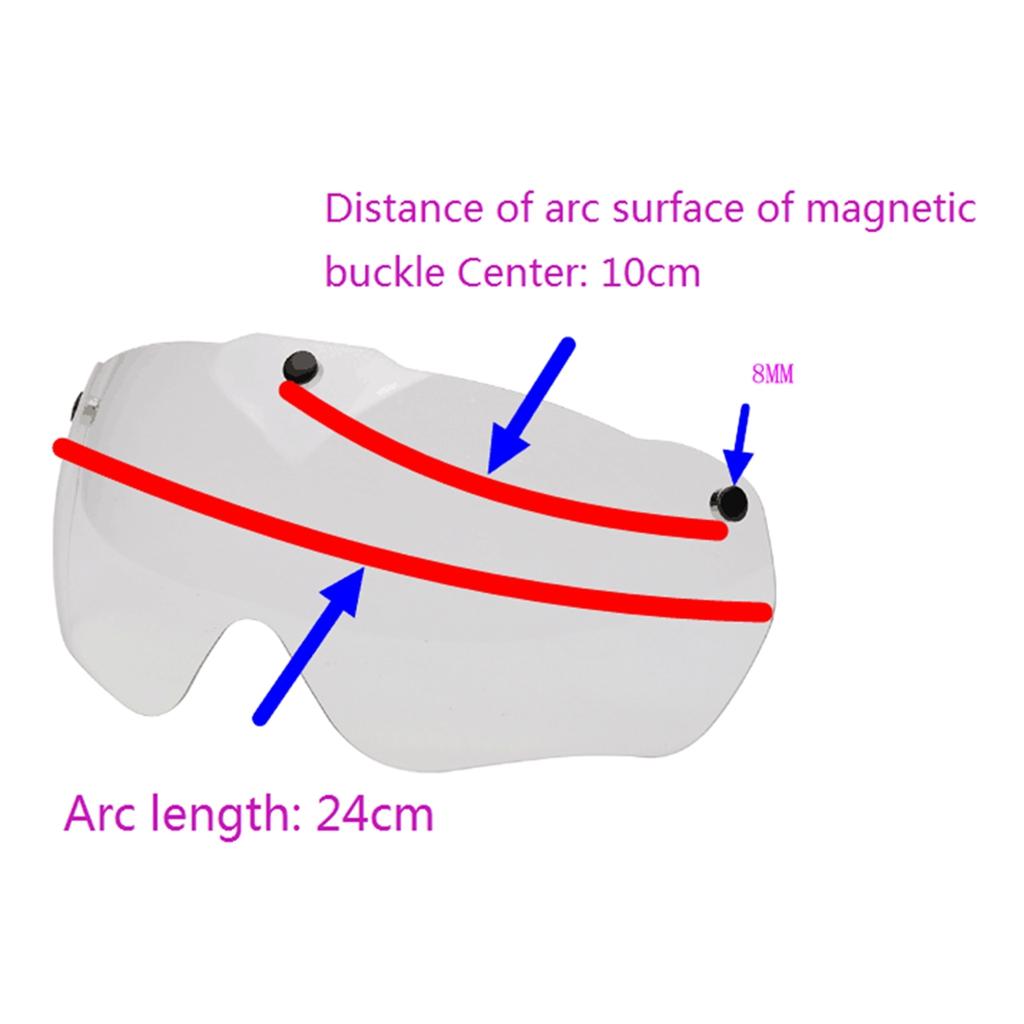 3x  Goggle Replacement Lens Bike Cycling Helmet Sun UV Block Resin Lens