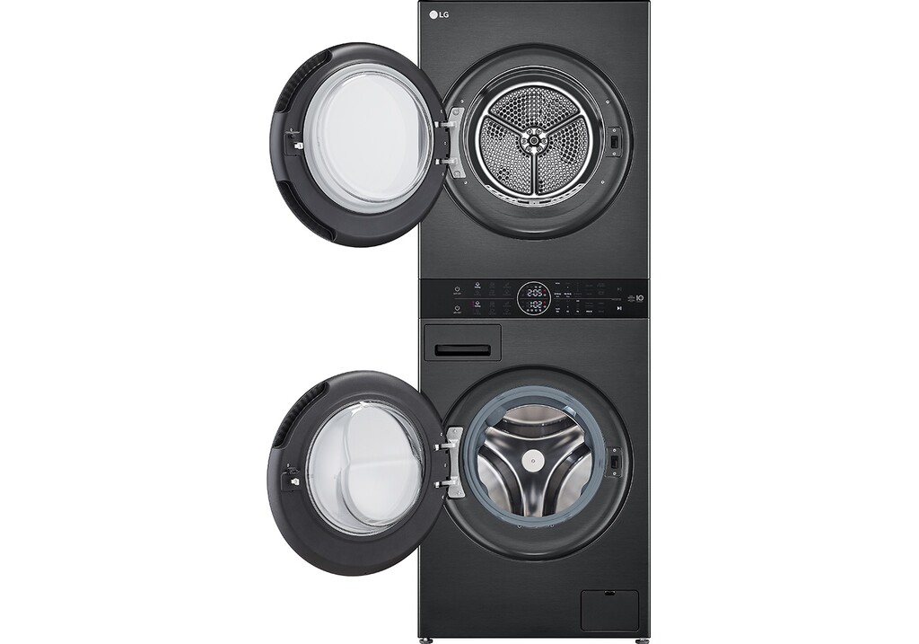 WT1410NHB - Tháp giặt sấy compact với bộ điều khiển trung tâm WT1410NHB - Hàng chính hãng
