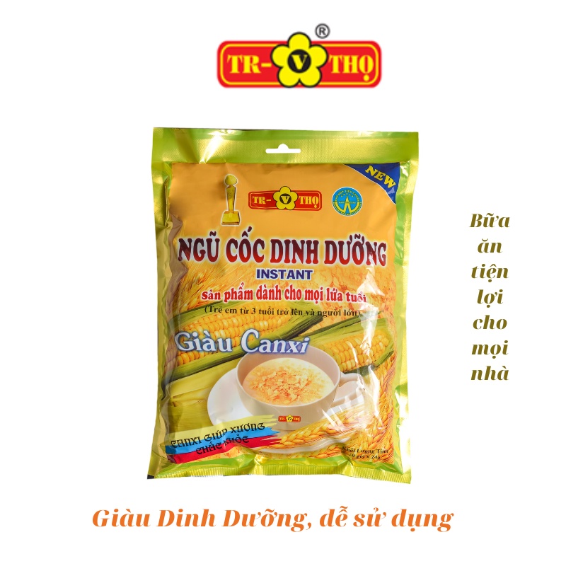 NGŨ CỐC DINH DƯỠNG TRƯỜNG THỌ 480g (20 gói x 24 g) Sản phẩm dành cho mọi lứa tuổi