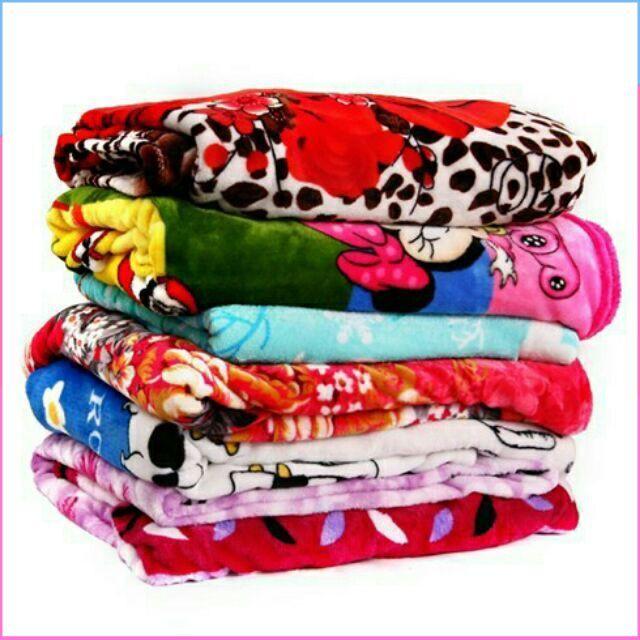 Chăn mền tuyết siêu ấm cotton siêu mềm mịn 1m6x2m họa tiết ngẫu nhiên cao cấp