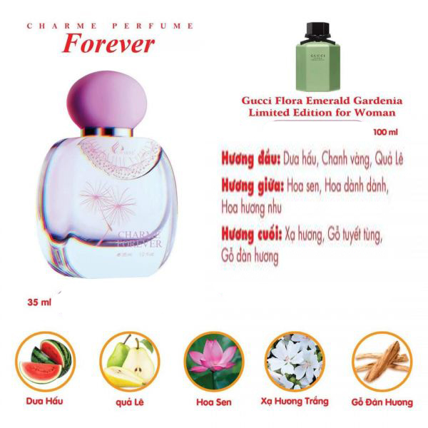 Nước hoa nữ Charme Forever 35ml