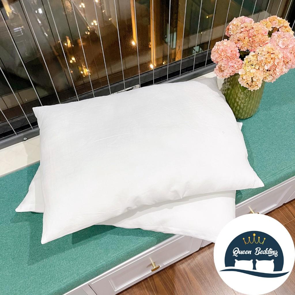 Ruột Gối Nằm Osaka Mềm Mịn Bông Trắng Tinh Khiết, Độ Cao Vừa Phải (2 Chiếc) 45x65CM