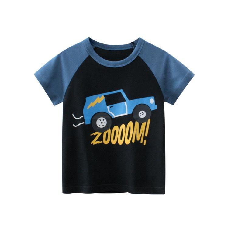 Quần áo trẻ em_áo bé trai 27kids cotton bé trai hè 2022