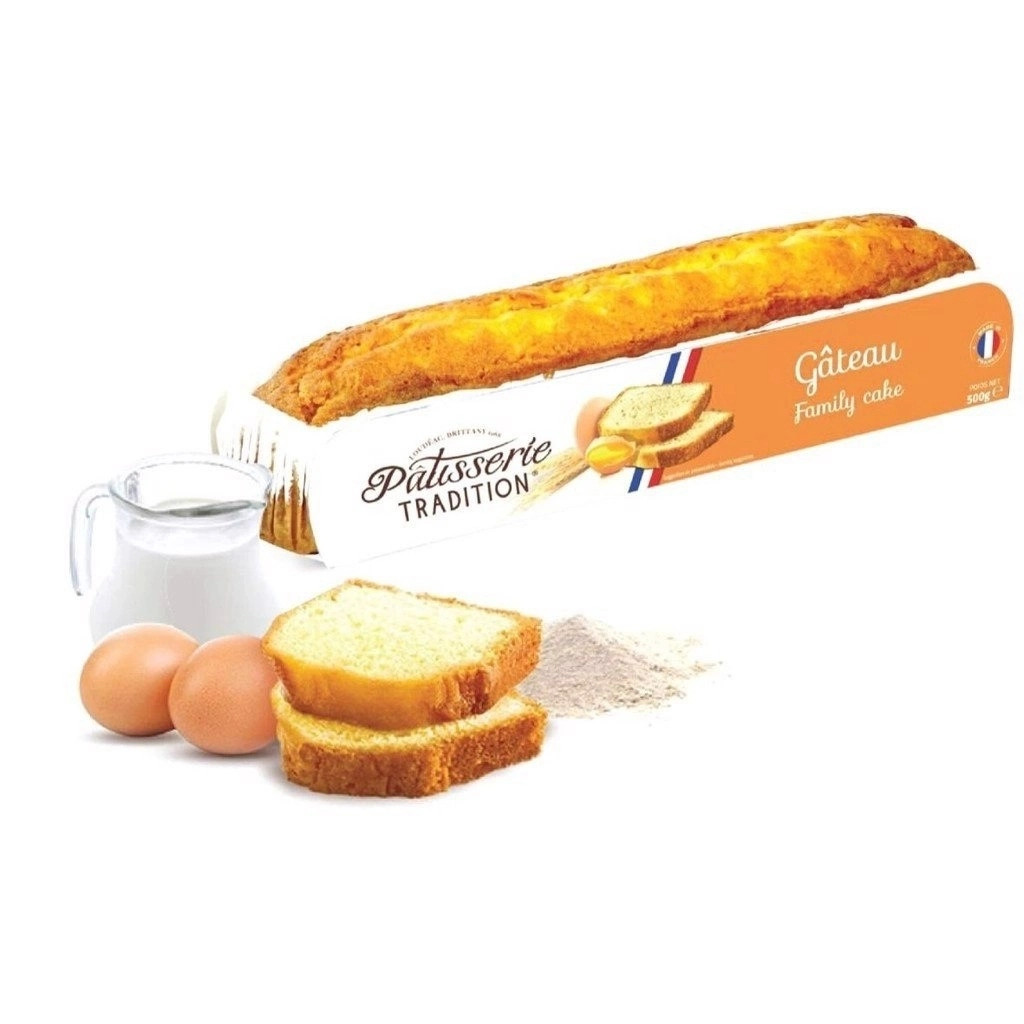Bánh Bông Lan Bơ Patisserie Tradition Pháp 500G (Bánh Bà Đầm)