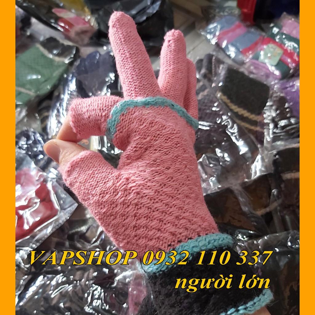 GĂNG TAY LEN NỮ NHIỀU MÀU, FREESHIZE, CỰC ẤM