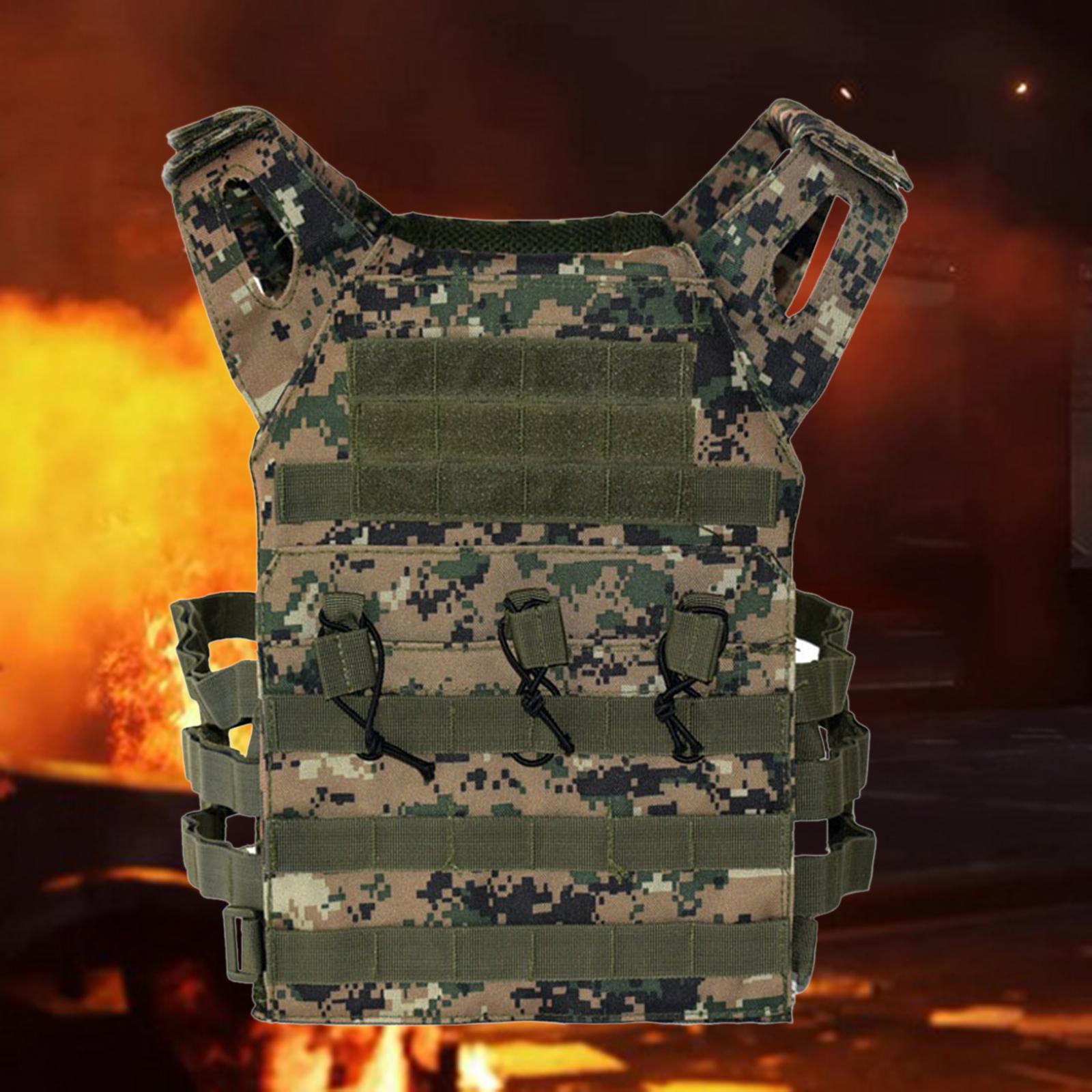 Vest Trainning Combat Swat Assault Shooting Hunting Outdoor Molle Vest