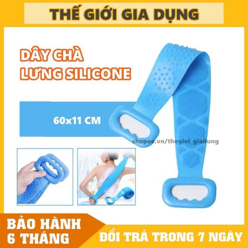 Dụng cụ kỳ lưng bằng silicon 2 mặt tiện lợi