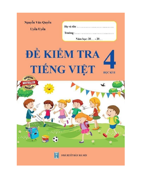 Sách - Đề Kiểm Tra Tiếng Việt 4 - Học Kì 2