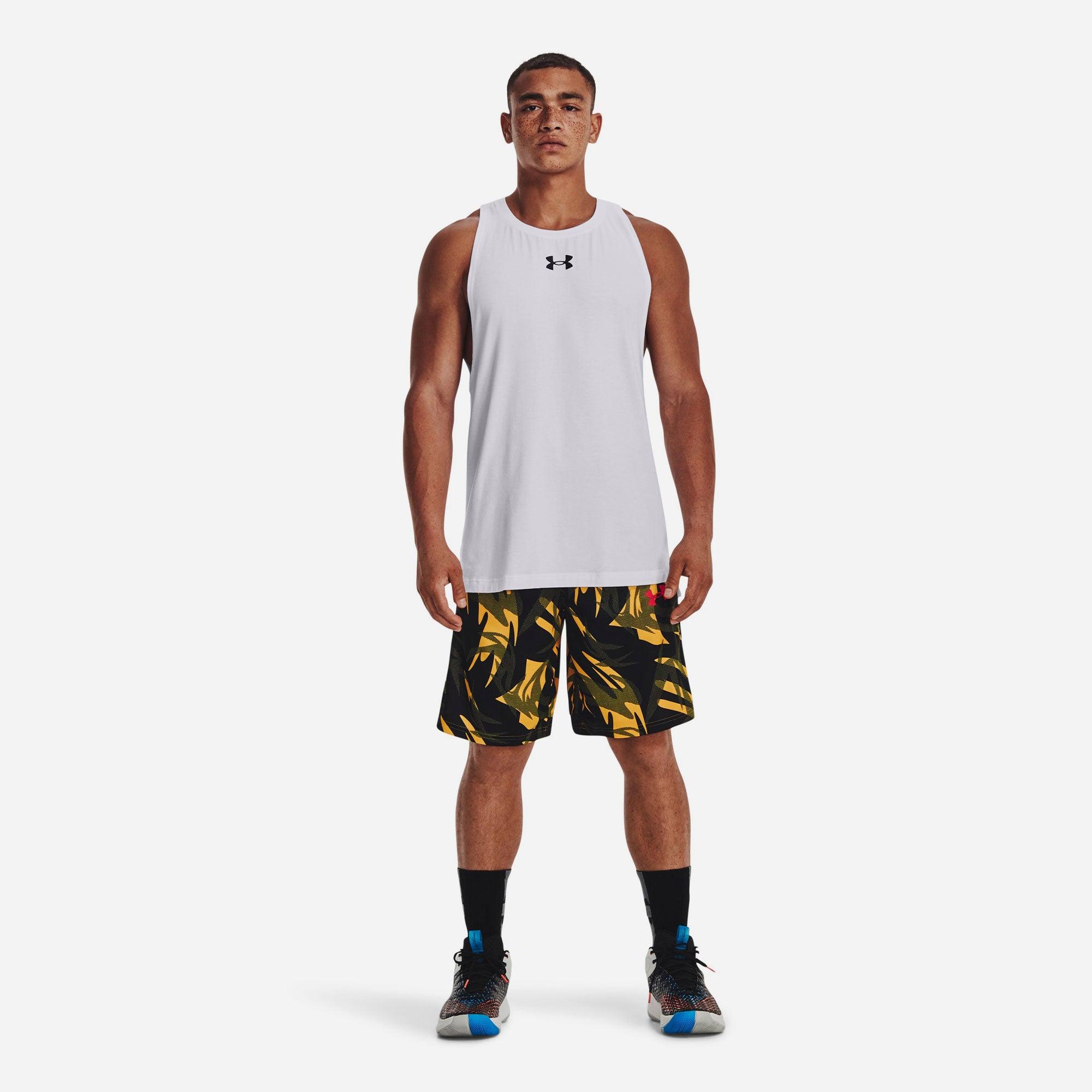 Quần ngắn thể thao nam Under Armour Baseline 10'' Print - 1370221