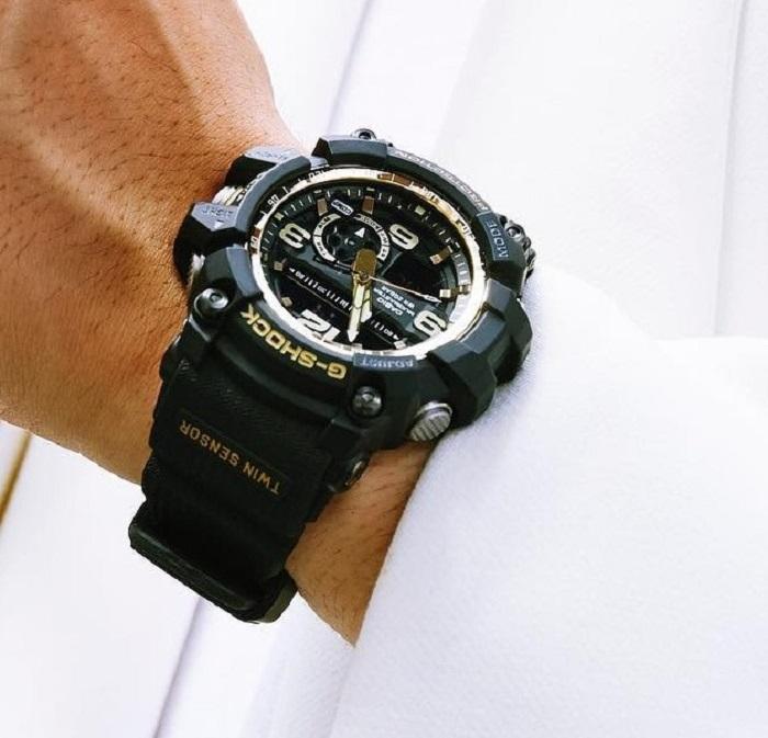 Đồng Hồ Nam Dây Nhựa Casio G-Shock GG-1000GB-1ADR Chính Hãng - Chống bùn - Đo nhiệt độ - La bàn - GG-1000GB-1A Mudmaster