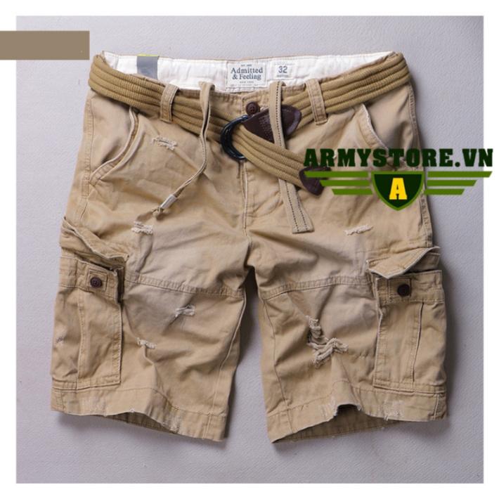 Quần short túi hộp xanh lính Aber ARM-857