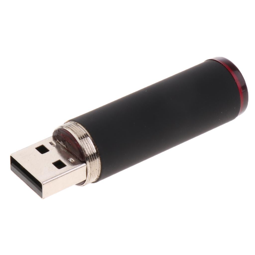 Wireless Presenter PPT Page Pen Clicker Remote Control USB Pointer Black