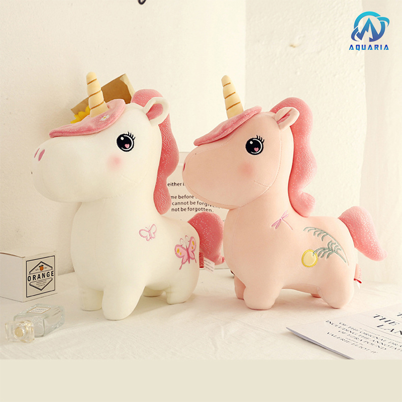 Gấu Bông Kì Lân Unicorn Siêu Mịn An Toàn Cho Trẻ Nhỏ Quà Tặng Dễ Thương