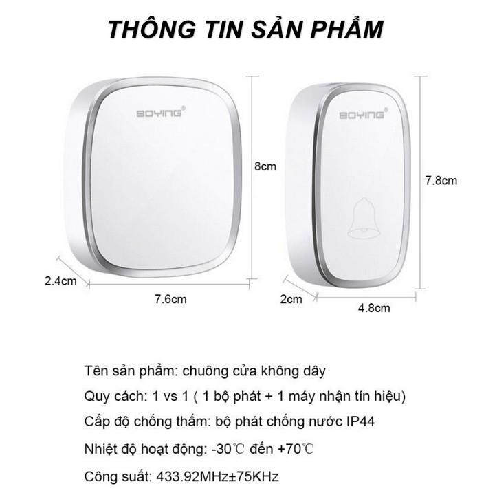 Chuông cửa điện tử không dây gia dụng