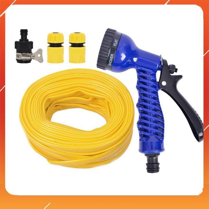 Bộ dây tăng áp 3 lần vòi xịt nước rửa xe, tưới cây loại 3-5m 206843
