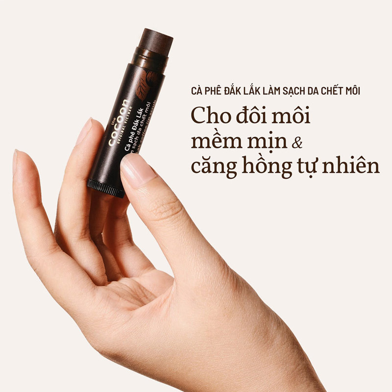 Tẩy Da Chết Môi Cà Phê Đắk Lắk The Cocoon Lip Scrub 5g