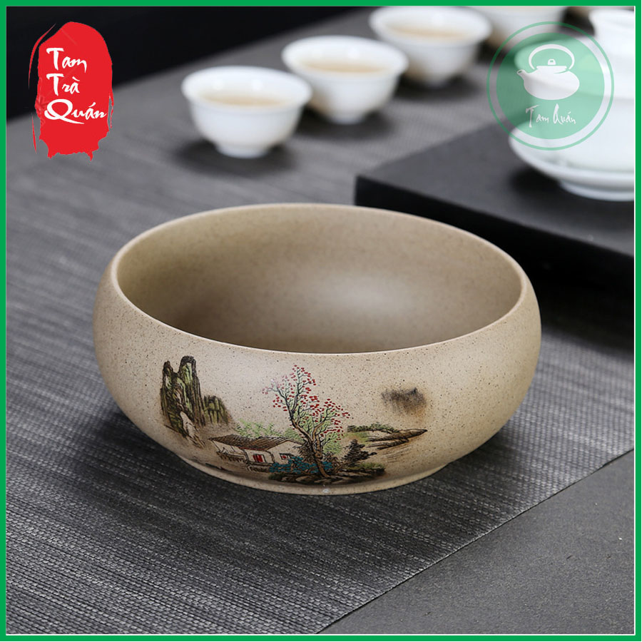 Ang gốm tráng ấm trà ,chén trà