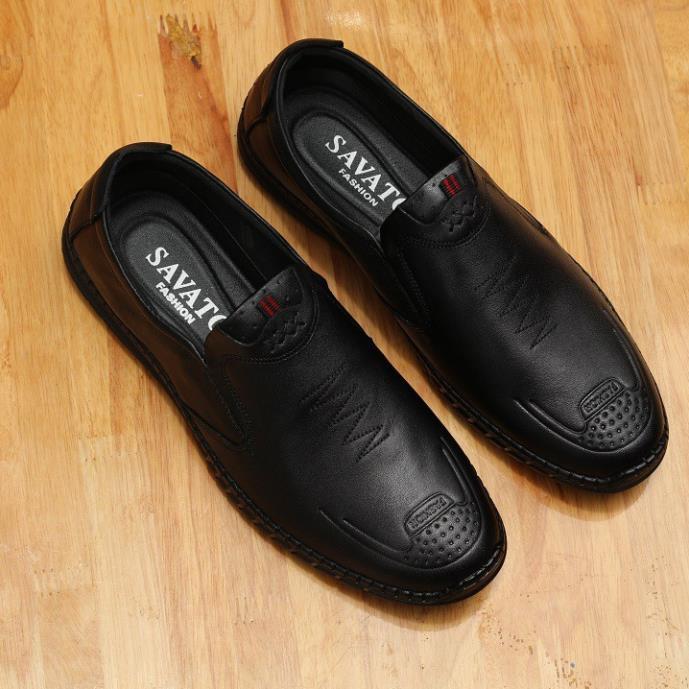 Giày lười nam da bò