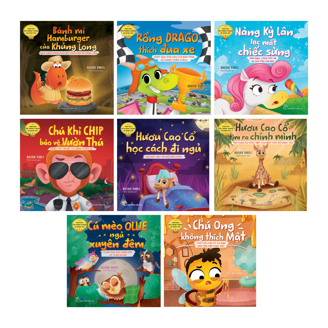 Bộ sách Khơi gợi trí tưởng tượng và sáng tạo - Hươu cao cổ tìm ra chính mình - Tận dụng sự khác biệt của bản thân để sáng tạo