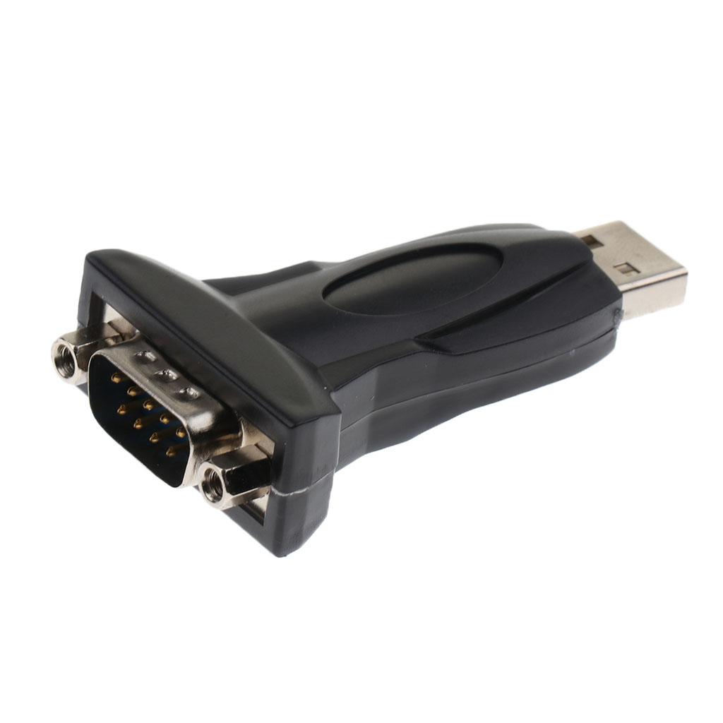 USB 2.0 to RS232 Serial DB9 Adapter Converter Plug 480Mbps for Computer