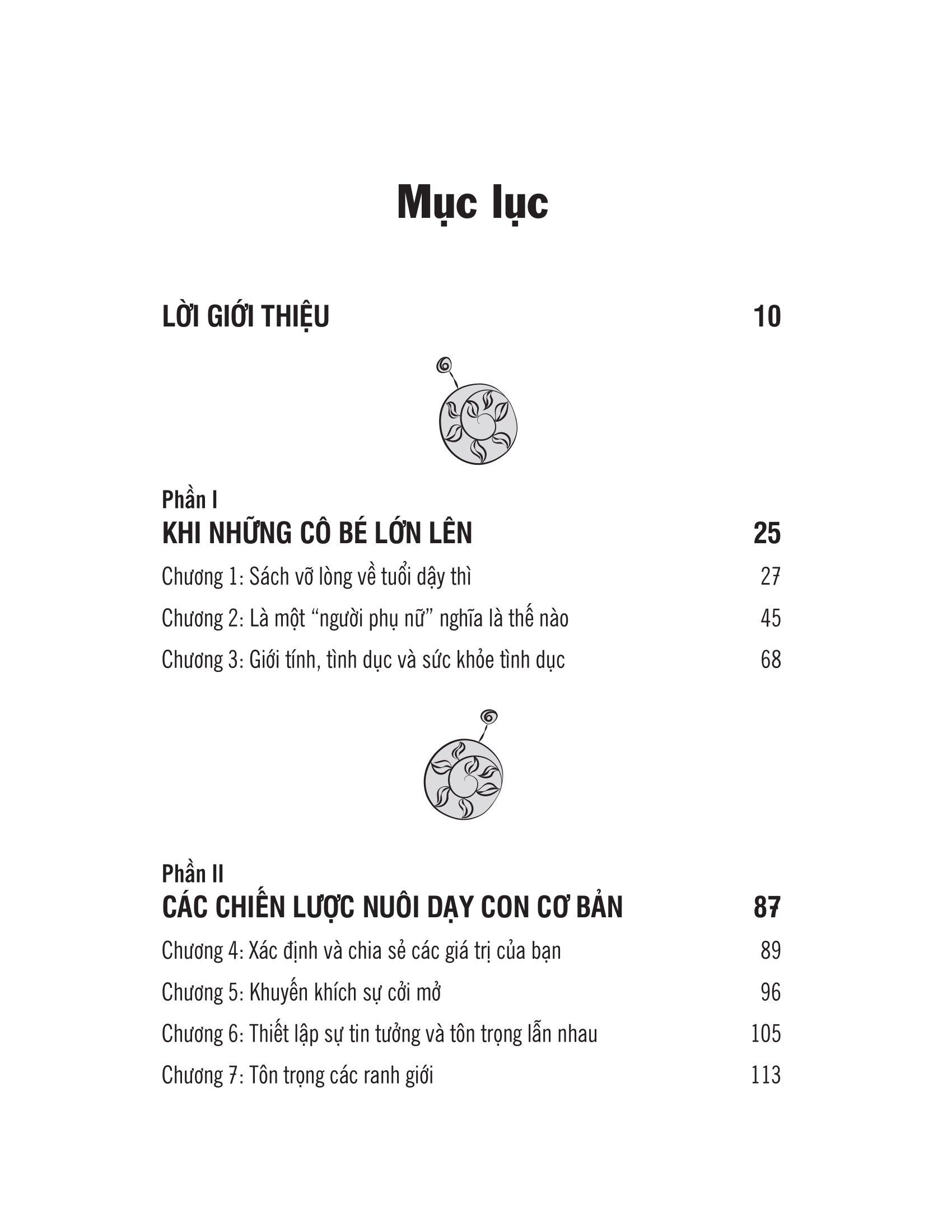 Giáo Dục Giới Tính Cho Con Gái