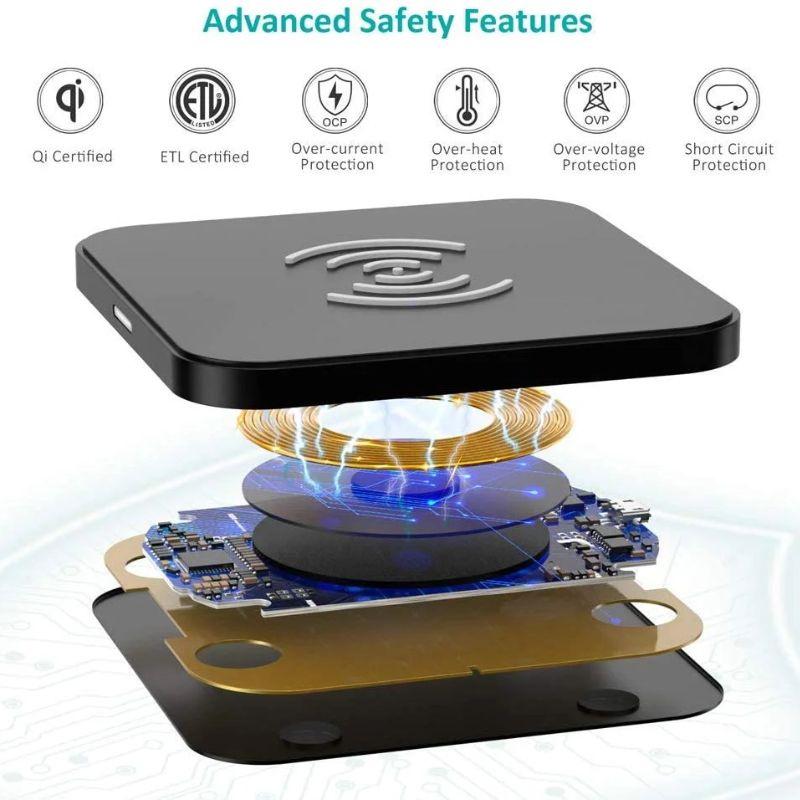 Đế sạc nhanh không dây siêu mỏng 2in 1 10w Choetech T511-S