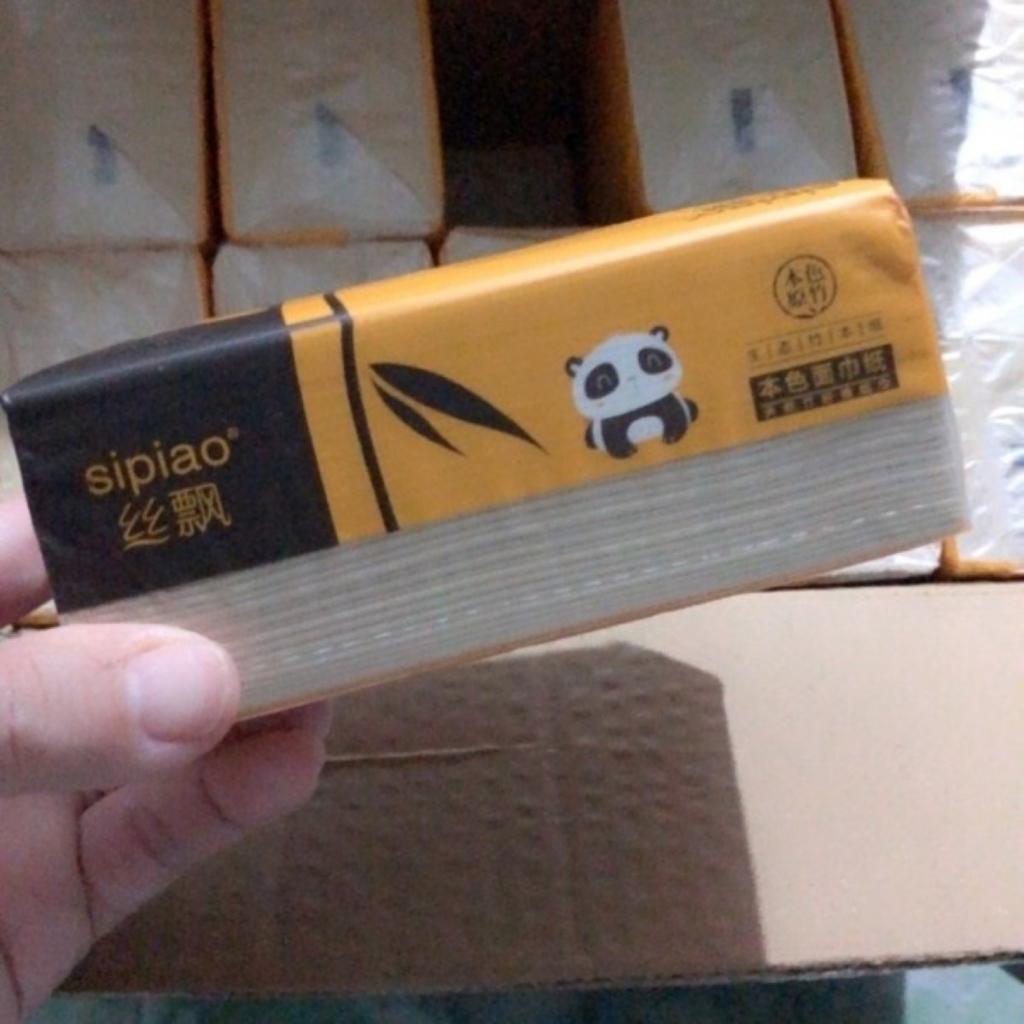 1 Gói Giấy Ăn Gấu Trúc Sipao Siêu Dai, Siêu Mềm, Siêu Thấm