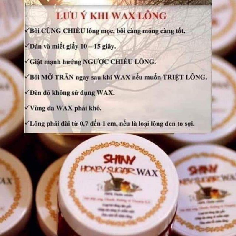 Combo Triệt lông Wax Shiny và Mỡ Trăn Shiny Handmade