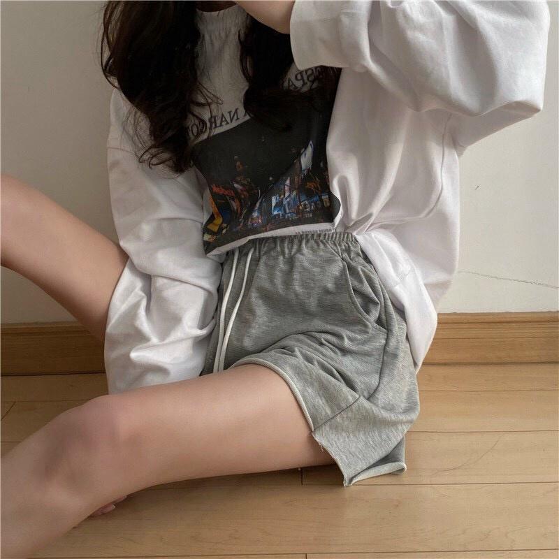 Quần sort thun nữ ngắn siêu xinh , tôn dáng cho chị em KB FASHION