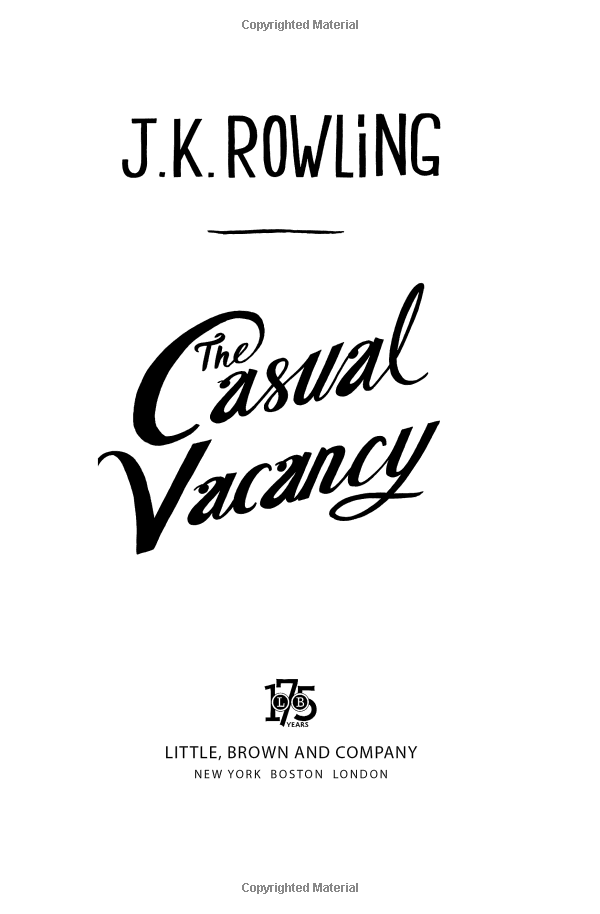 The Casual Vacancy